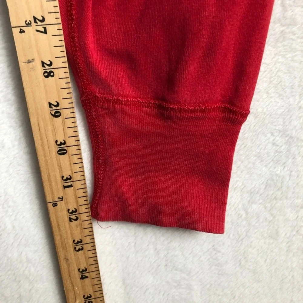 VTG CARHARTT K12 Cotton‎ Union Suit Men's XL Red Long Sleeve One Piece Thermal